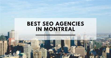 The SEO & SEO Agency in Montreal